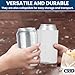 CSBD 12 Pack Blank Can Coolers, Foam Collapsible Insulated Can Sleeves for Beer, Soda, Water Bottles, Bulk Customizable Sublimation Blanks for DIY, HTV Vinyl Projects, Parties, Weddings - White