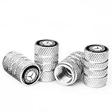 Incredikoo Tire Valve Stem Caps Compatible with Mercedes Benz Series Stem Cap Universal Car Air Cove