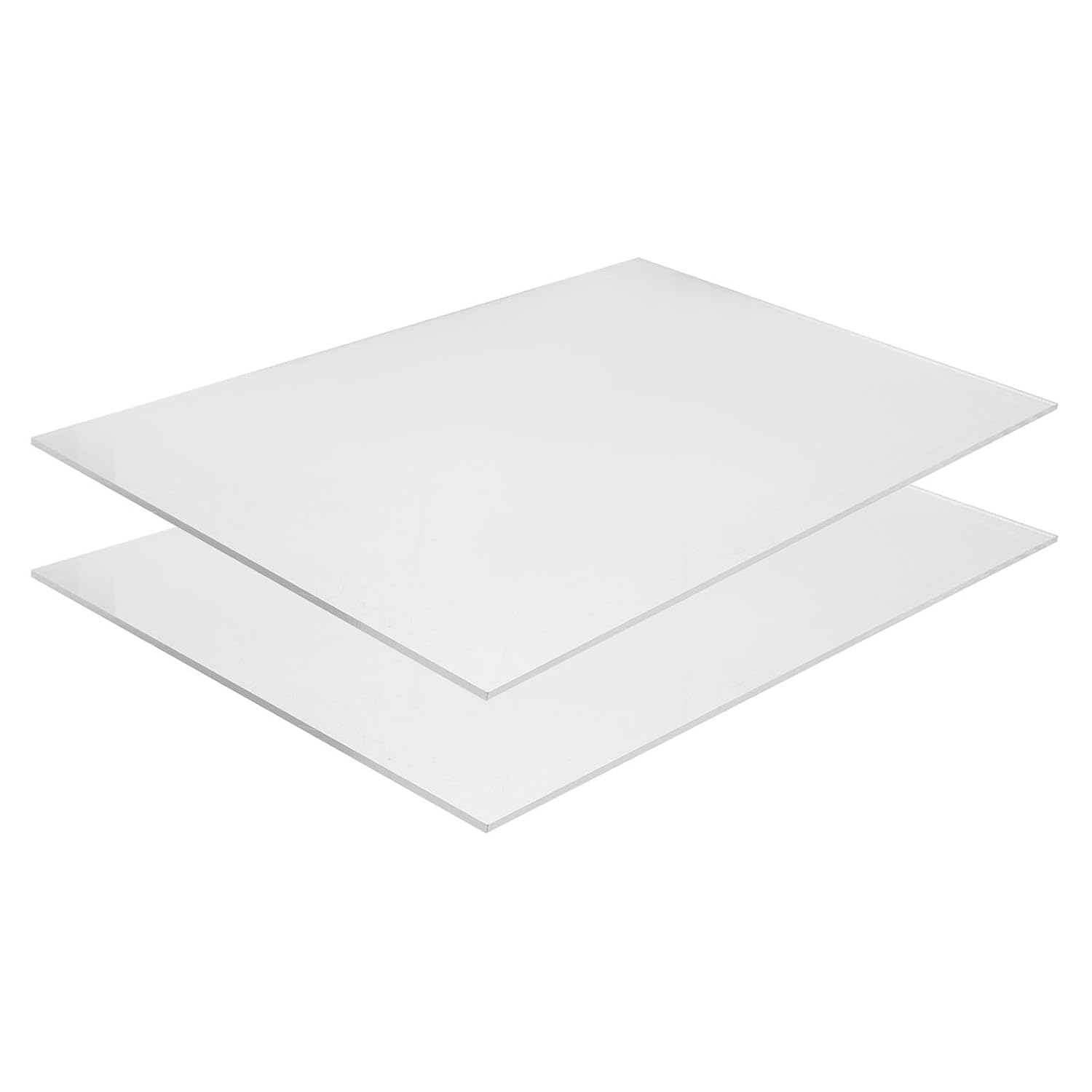 2pcs Acrylic Display Sheets for Craft and Storage