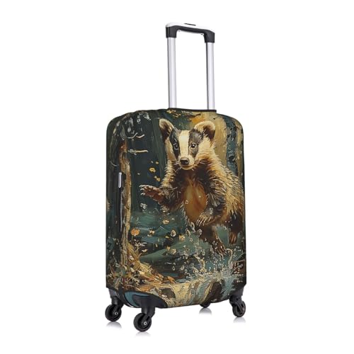 badger Elastic Travel Luggage Cover Travel Suitcase Protective Cover3