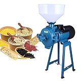 Electric Grain Mill Grinder, Stainless Steel Electric Corn Grinder Mill,110V 2200W Wheat Grinder Fee