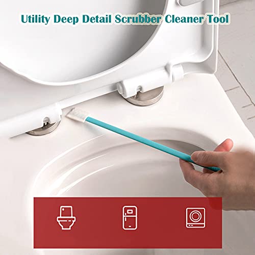 Image of Crevice Cleaning Brush, Crevice Cleaning Tools kit, Disposable Toilet Brush,Crevice Cleaning Brushes for Household Use, Detailing Cleaning Tools for Car,Blue 50Pcs
