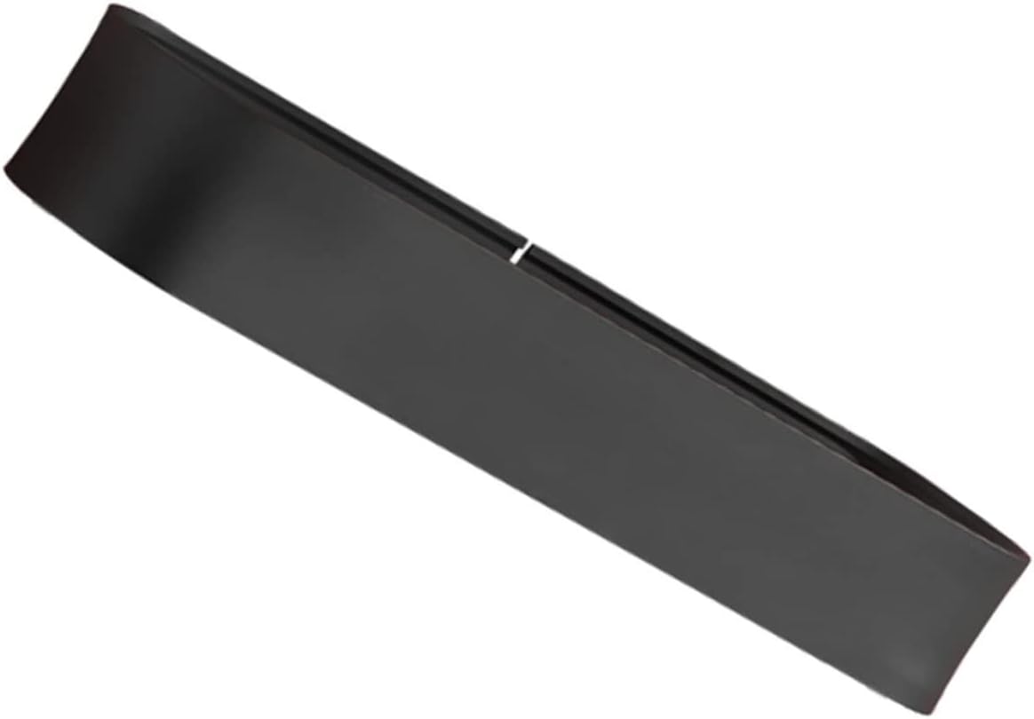 Alipis Wall Mounted Rack Aluminum Storage Holder for Bathroom Kitchen Punch Tooth Cup Bottle Brush Carrier with Drainage Hole Organization Black