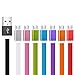 OKRAY Short Charging Cable Micro USB 2.0 A Male to Micro B Cable Cord Charger with Metal Connector for Android, Samsung, HTC, Motorola, Nokia, LG, Sony, Power Bank, Nexus (8 Pack, 0.66ft)