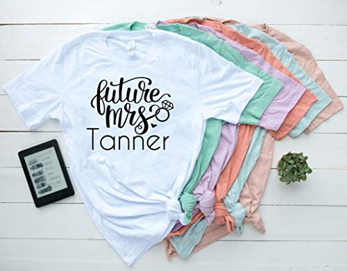 Future Mrs Slouchy Tee Shirt. Bride T-Shirt. Bachelorette Party Shirt. Bridal Shower Shirt. Bridal Shirt. Bride Shirt. Wedding Tee.D352