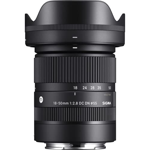 Sigma 56mm f1.4 + Sigma 18-50mm f2.8 DC DN Contemporary Lens for Sony E with Sunshine Photo Accessories Bundle - 4 Years USA Manufacturer Warranty