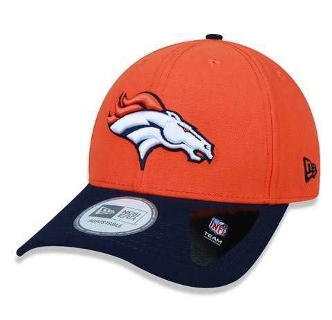 BONE 9FORTY DENVER BRONCOS NFL ABA CURVA SNAPBACK LARANJA New Era