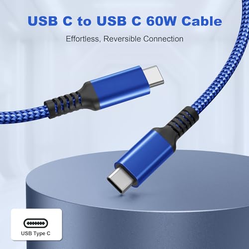 Basesailor USB Type C to C 60W Cable 10ft/2Pack - image 3