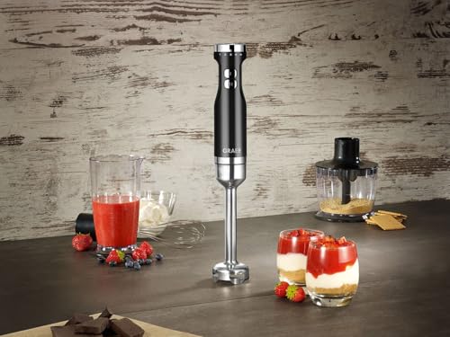 Batidora de mano para evitar salpicaduras al triturar alimentos duros con motor de 800W 4
