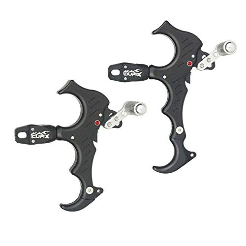 Sososhoot 360 Degree Rotate Clamp Compound Bow Release Aids 3 Or 4 Fingers For Both Left And Right Hand #TOP1