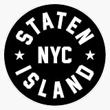 Staten Island - New York City Vinyl Decal Wall Laptop Bumper Sticker 5'