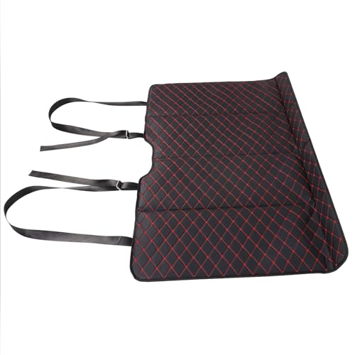 Car Mattress PU Leather Portable Back Seat Travel Mattress Non-Inflatable Car Back Seat Folding Bed Mattress Car Accessories