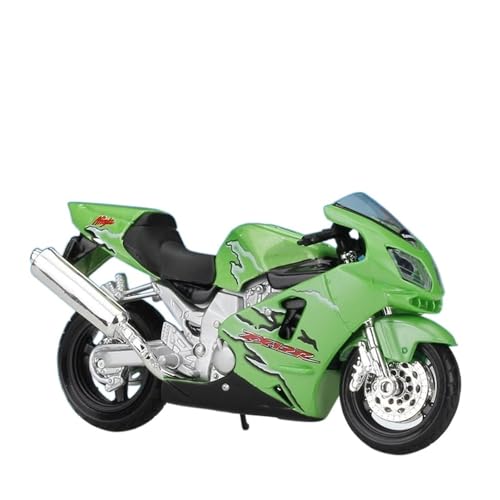 Modelo de motocicleta Kawasaki Ninja de aleación con detalles de simulación