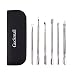 Cuticle Pusher, Guckmall 6 pcs Stainless Steel Nail Polish Remover Cutter Manicure Sets with Storage Case