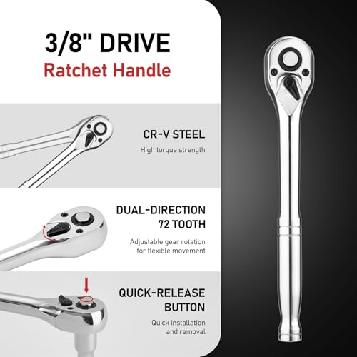 image for KOOPOOL 12pc 3/8