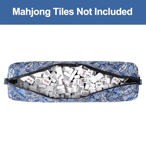 Bolsa para Fichas Mahjong Estándar 1.2" Azul miniatura 4