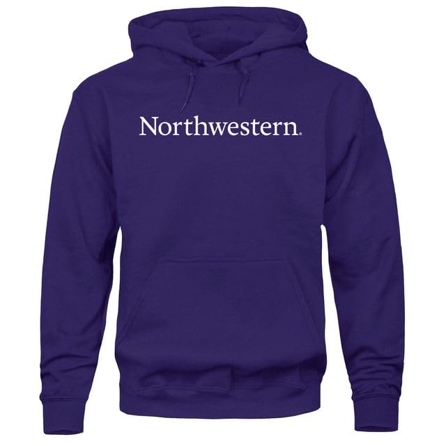 Barnesmith Northwestern University NWU Wildcats Hooded Sweatshirt Heritage Purple X-Large