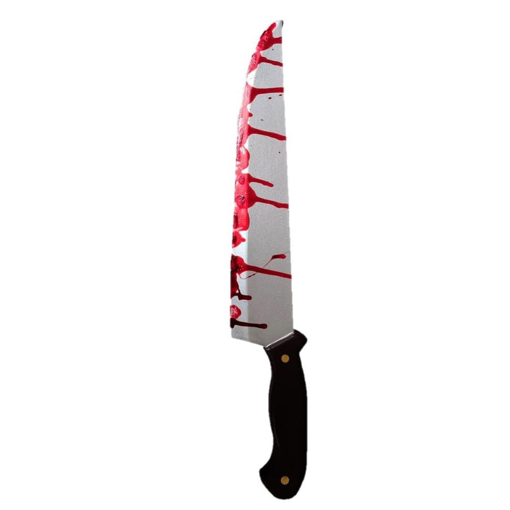Stylex Realistic Foam Weapons Halloween Cosplay Fancy Dress Props Accessories (Foam Kitchen Knife), T_546 — image 1