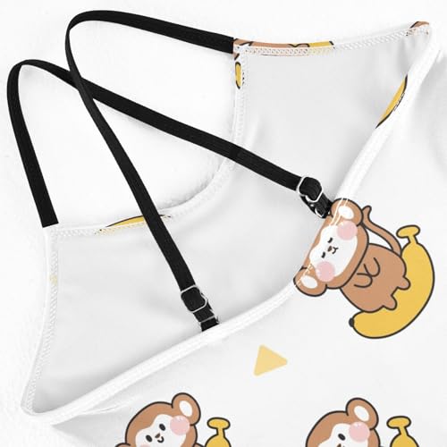 Image of Girls one Piece Swimsuit Summer UPF 50+ Quick Dry Beach Bathing Suit with Straps Swimwear 3-10 Years