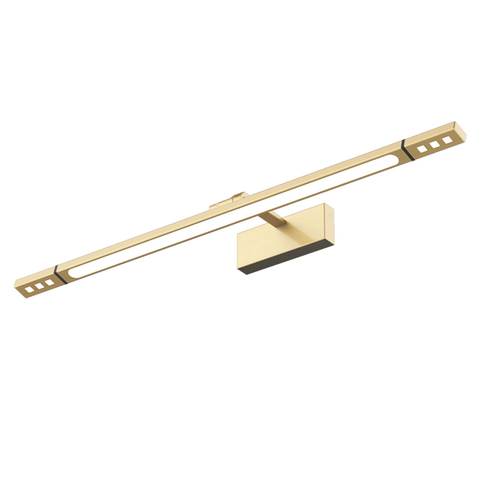 Spiegelleuchte Bad Badezimmer-Eitelkeitsleuchten in Gold, Moderne LED-Lichtleiste über Spiegellampe, natürliches Licht, 4000 K, Wandleuchten für Schminktisch Kein Flimmern