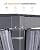 SEEHILL Louvered Pergola 10' x 10', Never-Rust All Aluminum Outdoor Pergola with Adjustable Louvered Roof, Easy Assembly Patio louvered Gazebo Pergola with Curtains and Netting for Deck Gardens Yard