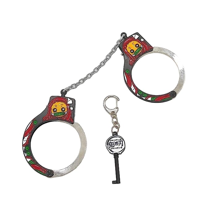 Trunkin | Demon Slayer Merchandise Cosplay Set Collectible Nezuko Handcuffs | model1 Kimetsu No Yaiba 26CM