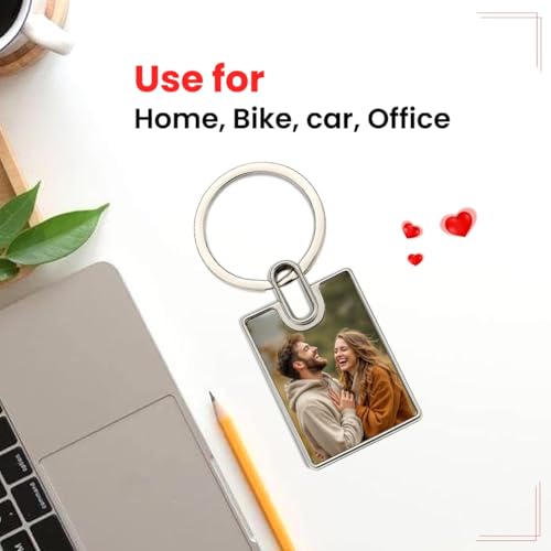 Image of magical gifts Customized Keychains, Unique Personalized Key RIngs and Charms with Your Photos /Name /Design for Bags /Bikes /Car and Gifting Purposes
