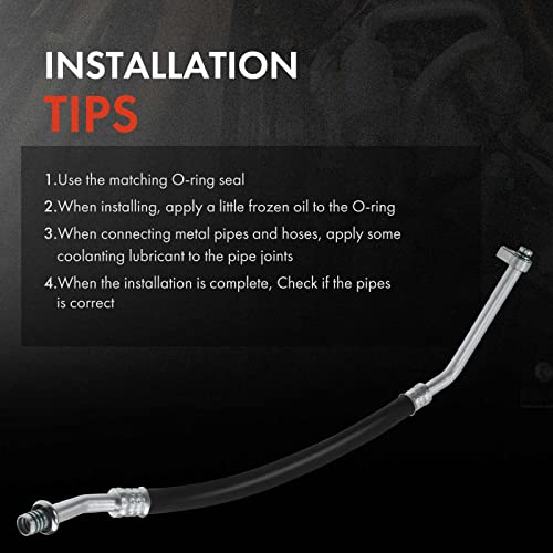 A-Premium A/C Suction Line Hose Assembly Compatible With Ford Crown Victoria Lincoln Town Car Mercury Grand Marquis Marauder 4.6L, Compressor To Evap #TOP5