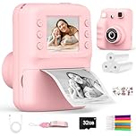 Yidoroye Macchina Fotografica Bambini Istantanea, 2.4" HD Fotocamera Bambini Regalo Bambina 3-10 Anni Macchina Fotografica Digitale Giochi Bambina 3-8 Anni Fotocamera Istantanea Regalo Natale