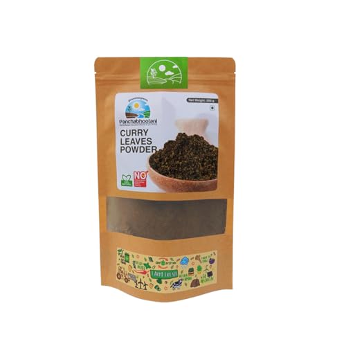 Panchabhootani Curry Leaves Chutney Powder 500g : Instant, Dip or Sprinkle, Authentic Recipe, Nutrient-rich, Rice Seasoning, Natural Flavour, No Added Colour, Traditional & Flavourful Side Dish
