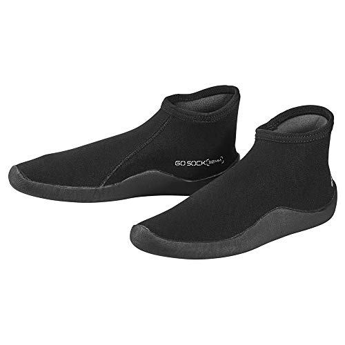 Escarpines SCUBAPRO GO Sock de suela fina 4XL negros perfectos para bucear en lagos e invierno