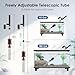 AKKEE Aquarium Vacuum Gravel Cleaner, 36W Fish Tank Gravel Cleaner Vacuum for Water Changer 8 in 1 Multifunctional with Timed Off Waterproof Wash Sand Water Filter Circulation Aquarium Vacuum Cleaner