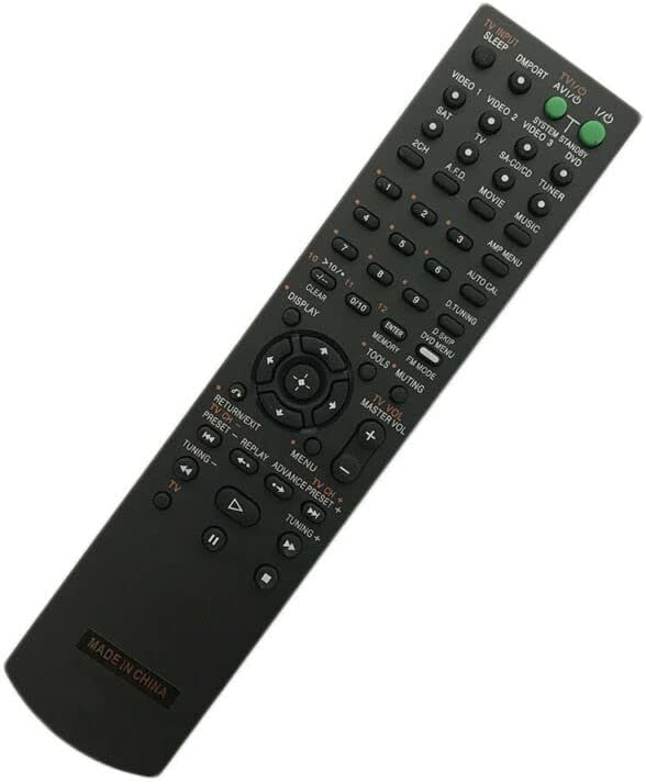 Replacement Remote Control Replace for TV/Audio/Projector for Sony STR-DE685 STR-DE885 HT-DD840 HT-DDW840 AV Receiver