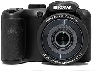 KODAK PIXPRO Astro Zoom AZ255-BK 16MP Digital Camera with 25X Optical Zoom 24mm Wide Angle 1080P Full HD Video and 3" LCD (Black)
