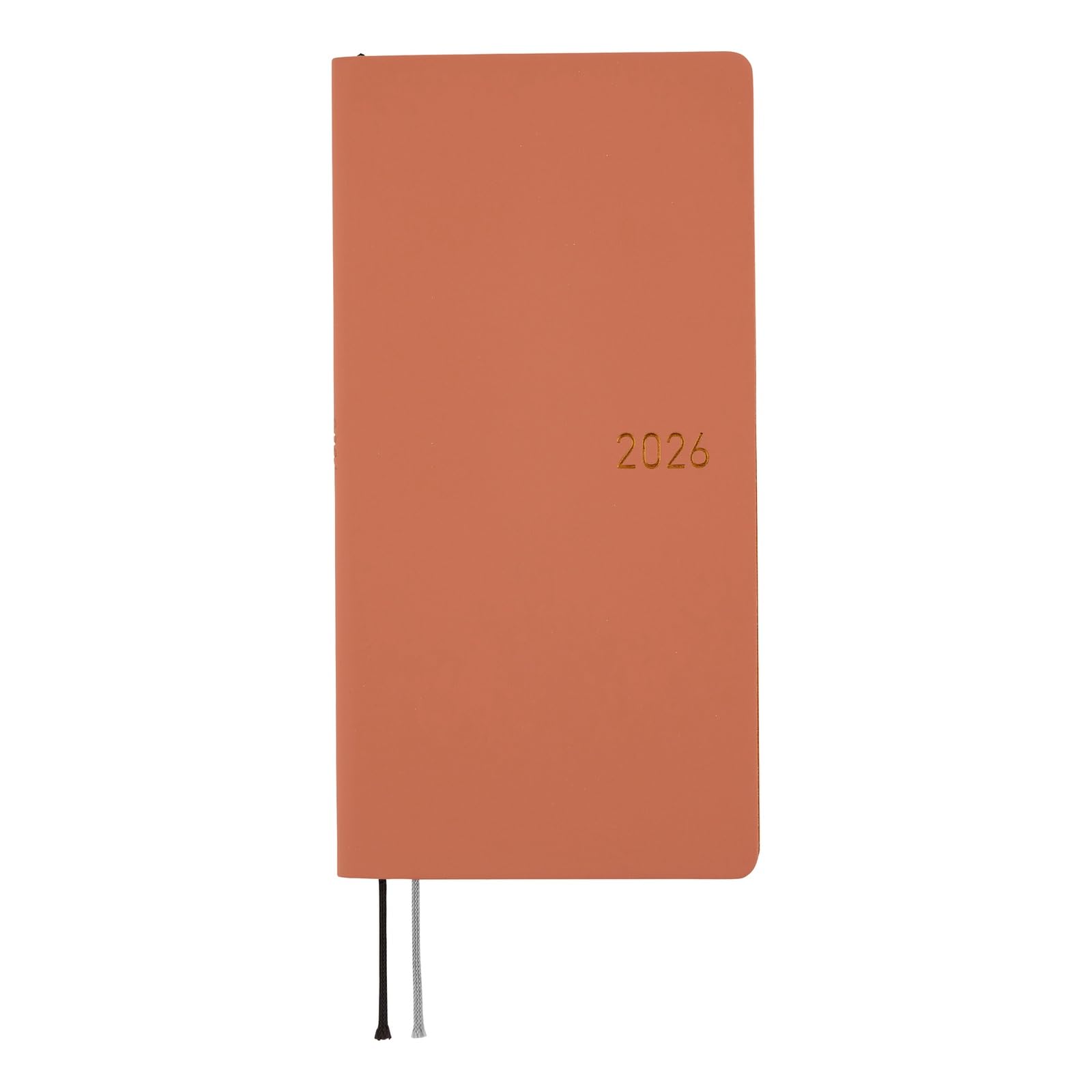 Hobonichi Planner, 2026 Weeks Smooth/Milk Cocoa, Beginning January Weekly Notebook, Weekly Left, Slim Vertical