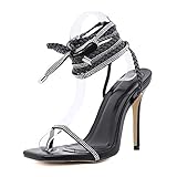 Zierliche Höhe: High Heel misst ca. 11,5 cm / 4,5 Zoll (variiert leicht mit der Größe), die beste Höhe, um Ihre perfekte Figur mit der Beinverlängerung magisch zu zeigen.