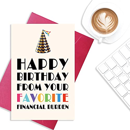 Happy Birthday Card For Dad, Birthday Greeting Card For Mom From Daughter Or Son, Funny Card For Father's Birthday, Birthday Card For Mommy, Birthday Gift For Parents, Humorous Bday Card For Dad Mom #TOP1