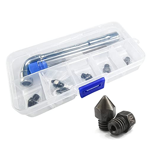 MK8 Hardened Steel 3D Printer Nozzles Set