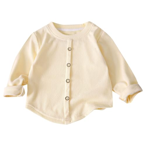 Kids Girls Boys Crewneck Sweater Casual Fall Winter Tops Toddler Ribbed Pullover Sweatshirt Soft Tops Clothes for Teen