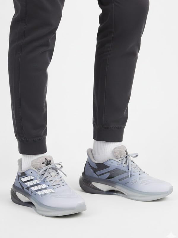 Image of FAUSTO Men's Breathable Sport Shoes|Memory Cushion and Anti-Skid Bounce Back Phylon Sole|Athleisure Running Shoes|Lace Up Walking Shoes|Gym Shoes