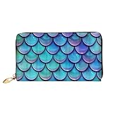 Interne Konstruktion: Insgesamt 12 Kreditkartenfächer, 3 Fächer für Bargeld und ein Reißverschlussfach für Kleingeld, Kapazitätsdesign ist vernünftig, Größenverhältnis ist wissenschaftlich, Reißverschluss-Design schützt Ihre Kreditkarten vor Verlust, leicht zu pflegen: einfach abwischen