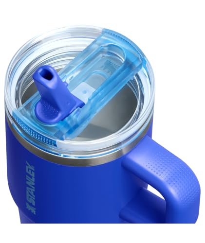 Image of STANLEY Quencher ProTour Flip Straw Tumbler with Leakproof Lid 20 oz | Built-In Straw & Handle | Cupholder Compatible for Travel | Insulated Stainless Steel Cup | BPA-Free | Cobalt