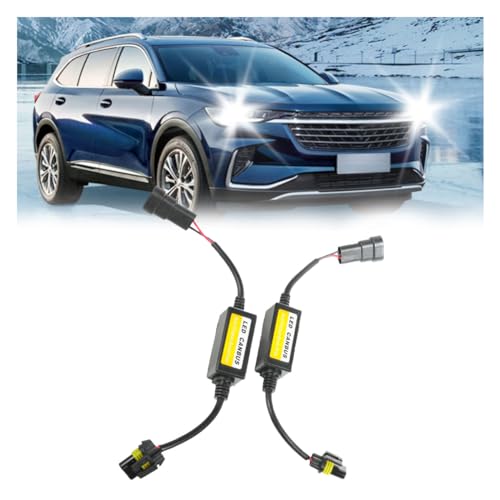 GLSOWEE 2PCS Car Headlight Canbus Decoder, 9006/HB4/9012 LED Blinker Resistor, ...