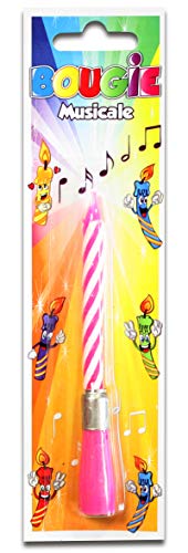 Générique Bougie Musicale (Rose)