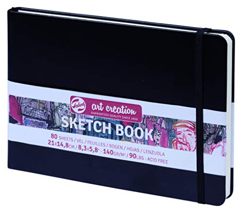 Royal Talens Arte Creación Bosquejo Trasero Duro Negro Libro