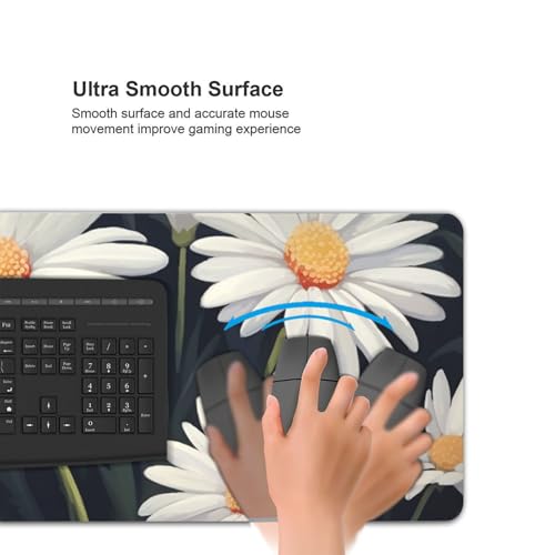 Tapis de souris de jeu XXL antidérapant pour éviter les glissements du clavier - 4