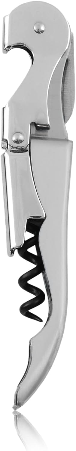Prostuff.in Stainless Steel All-in-One Corkscrew Wine Bottle Opener and Foil Cutter Silver Color 1 Pcs - Image 2 thumbnail