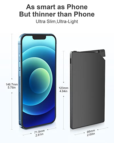 Tntor Portable Power Charger Ultra Thin Power Bank Built In Cable 5000Mah Wallet & Pocket Size [Only 0.24 Inch] Slim Compact External Battery Charger Compatible With Iphone #TOP2
