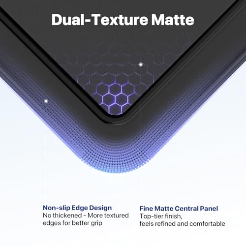 Image of Soonjet CrackGuard for MacBook Pro 14 inch Case M5 M4 M3 M2 M1 2026-2021 | Anti Crack Upgrade, Fingerprint Scratch Resistant, Protective Hard Shell Laptop Cover, Thin & Light, Matte Space Black Clear