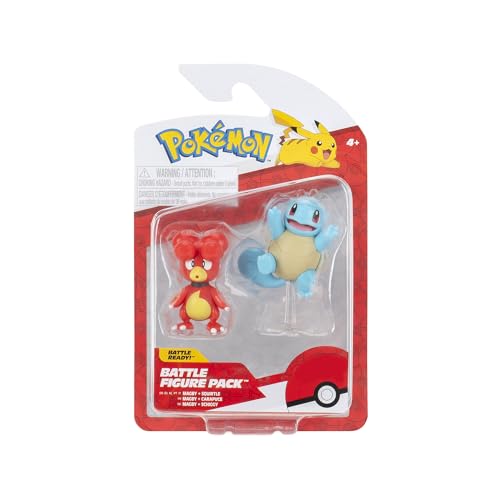 Pokémon Battle Figure 2 Pack (Magby & Squirtle #5) W19